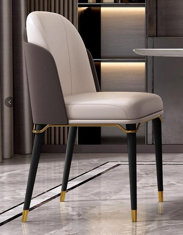 Luxury-lite solid wood dining chairs, modern and minimalist backrest chairs, hotel coffee shop leisure chairs, sales office negotiation stools