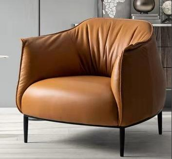 Techo Italian-style single-person sofa chair, lazy sofa, snail-shaped chair, Nordic light luxury leisure chair, tiger-shaped chair