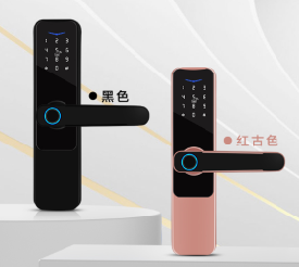 Indoor fingerprint lock, home use, bedroom wooden door password lock, apartment, office, no need to drill holes for modification, intelligent lock