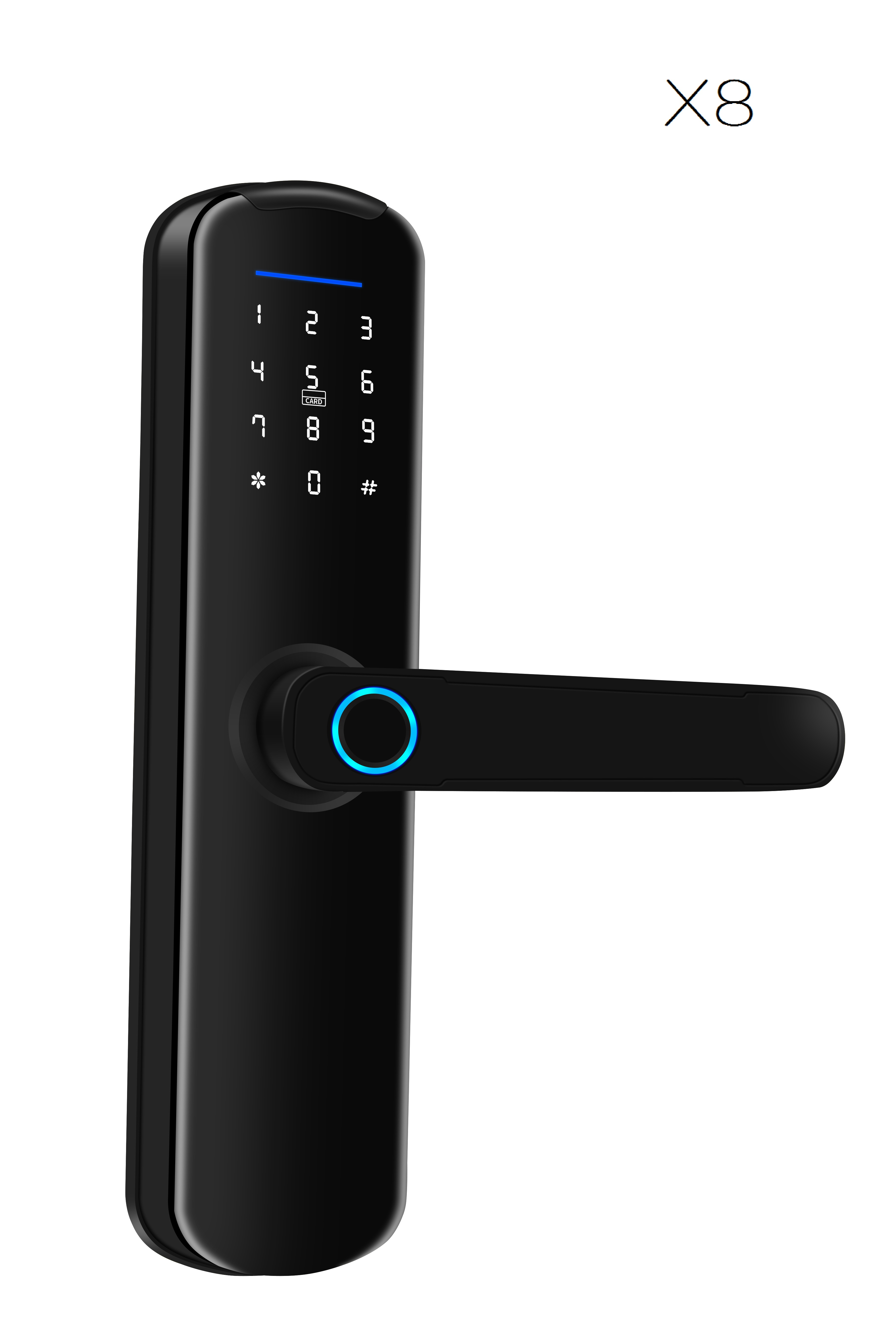 Fingerprint locks for office, household wooden doors, fireproof doors for rooms, apartment bedrooms, smart locks, electronic password locks