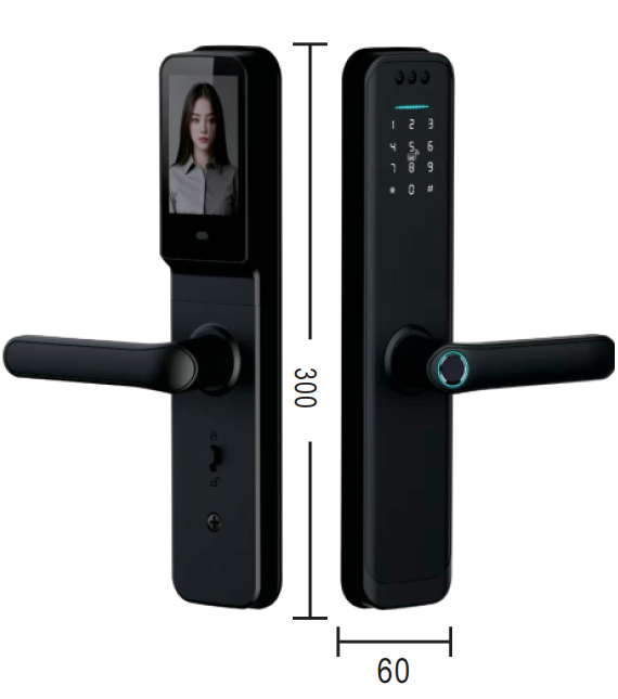Smart door lock, anti-theft door lock, fingerprint lock, entry door electronic lock, household wooden door automatic password lock