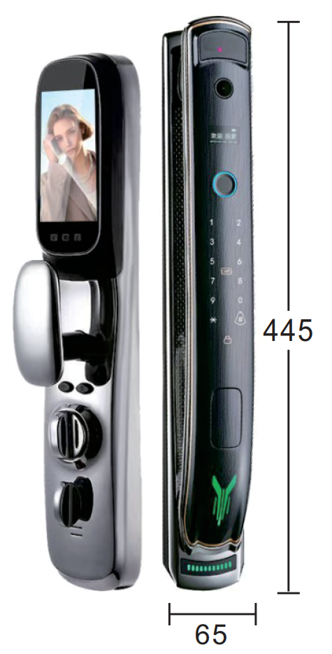 3D facial recognition fully automatic home security electronic fingerprint lock with password lock for smart door entry, home security electronic fingerprint lock with 3D facial recognition for home security, smart door entry electronic fingerprint lock