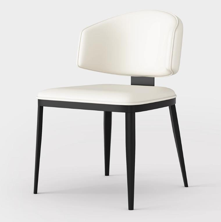 Italian minimalist dining chair, Nordic designer home-use high-end dining chair, modern and simple hotel coffee shop negotiation chair