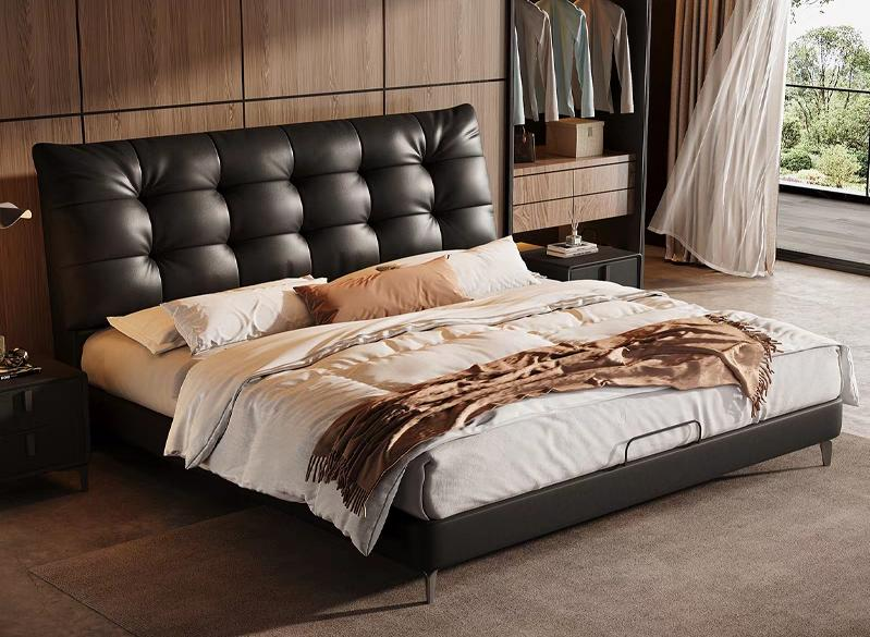Luxury-Style New Large Black Bear Soft Cover Bed