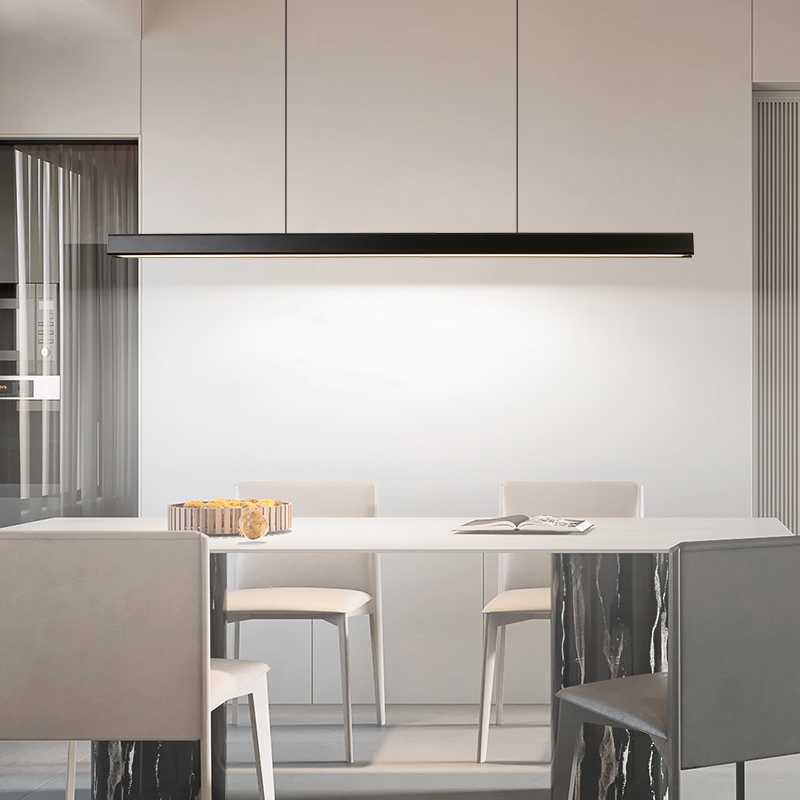 Minimalist restaurant pendant lamp, modern and simple with an elegant and grand style, long and narrow dining table side lamp for bar counter.